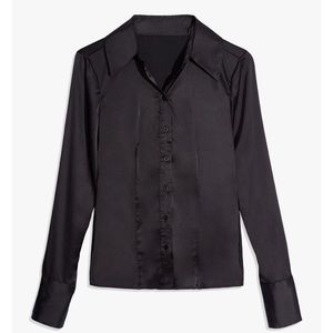 Weworewhat Charmeuse button down